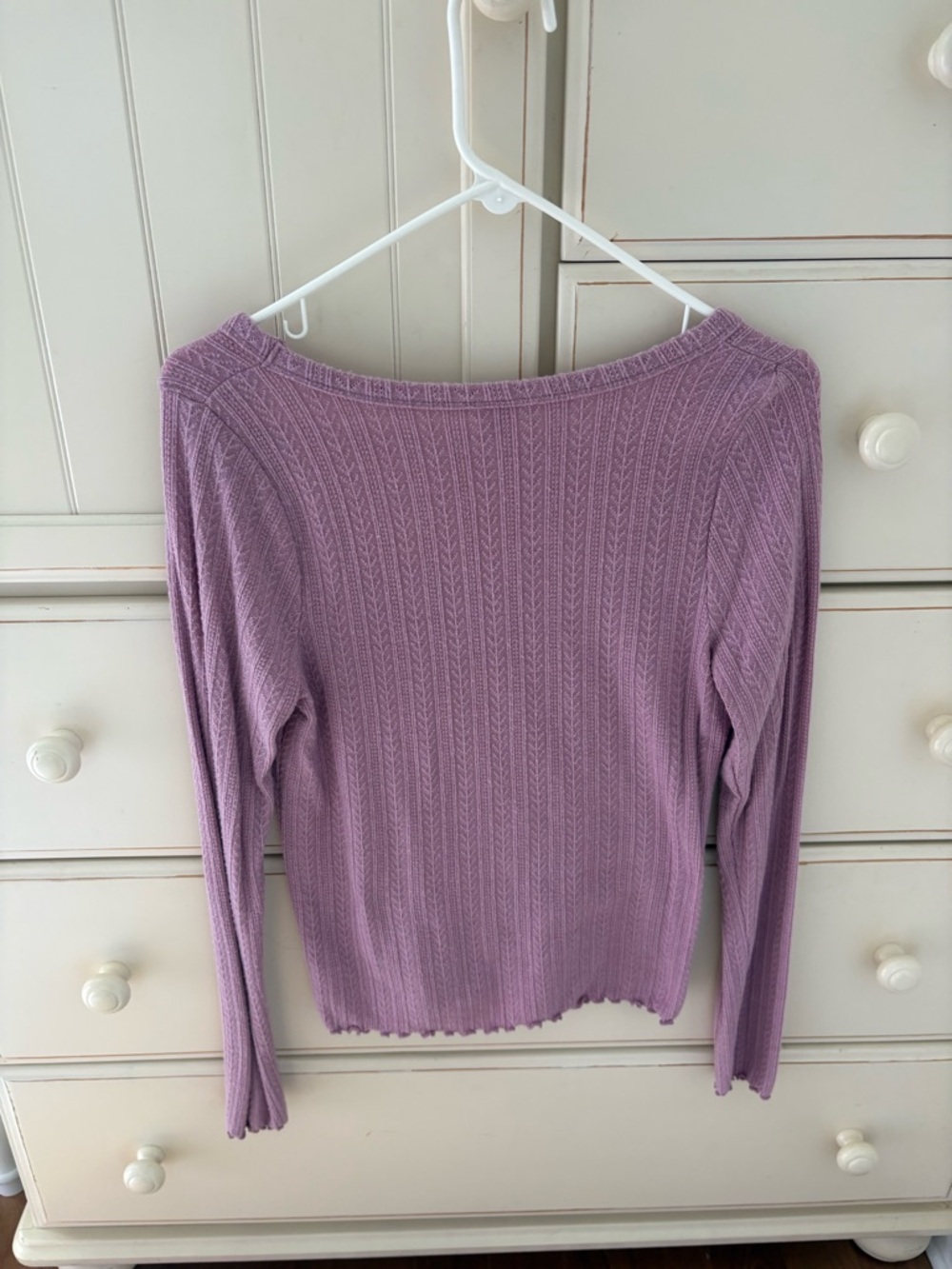 Pink Button-Front Knit Top - Picture 5 of 5